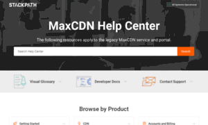 Support.maxcdn.com thumbnail