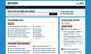 Support.omaticsoftware.com thumbnail