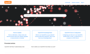Support.opendns.com thumbnail