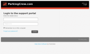 Support.parkingcrew.com thumbnail