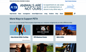 Support.peta.org thumbnail