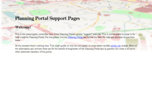 Support.planningportal.gov.uk thumbnail
