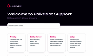 Support.polkadot.network thumbnail