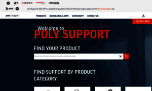 Support.polycom.com thumbnail