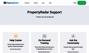 Support.propertyradar.com thumbnail