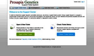 Support.prosapiagenetics.com thumbnail