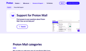 Support.protonmail.ch thumbnail