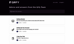 Support.qrfy.com thumbnail