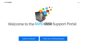 Support.rapidcrush.com thumbnail
