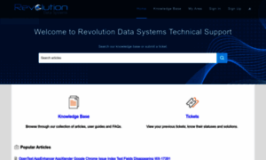 Support.revolutiondatasystems.com thumbnail