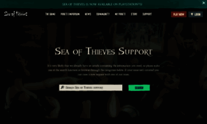 Support.seaofthieves.com thumbnail
