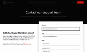 Support.silentcircle.com thumbnail