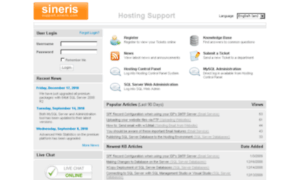 Support.sineris.com thumbnail