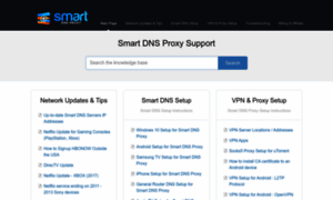 Support.smartdnsproxy.com thumbnail