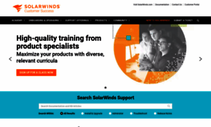 Support.solarwinds.com thumbnail