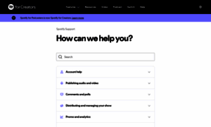 Support.spotifyforpodcasters.com thumbnail