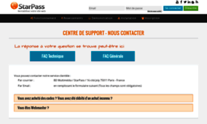 Support.starpass.fr thumbnail