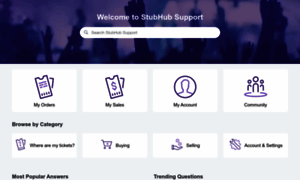 Support.stubhub.com thumbnail