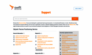 Support.swiftnav.com thumbnail