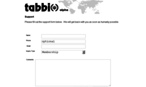 Support.tabbio.com thumbnail