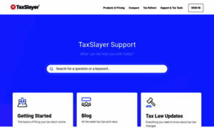Support.taxslayer.com thumbnail