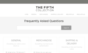Support.thefifthcollection.com thumbnail