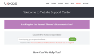 Support.tielabs.com thumbnail