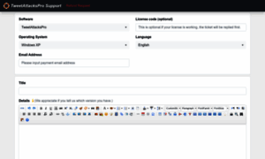 Support.tweetattackspro.com thumbnail