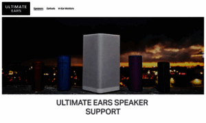 Support.ultimateears.com thumbnail