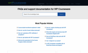 Support.wpcourseware.com thumbnail