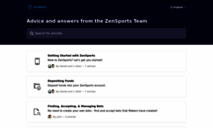 Support.zensports.com thumbnail