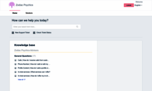 Support.zodiacpsychics.com thumbnail