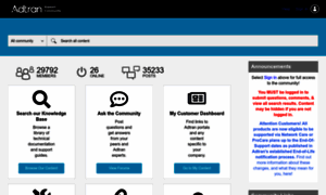 Supportcommunity.adtran.com thumbnail