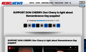 Supportdoncherry-therebel.nationbuilder.com thumbnail