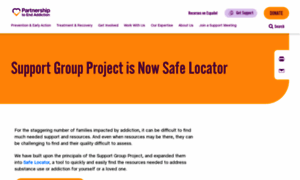 Supportgroupproject.org thumbnail