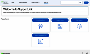 Supportlink.progress.com thumbnail