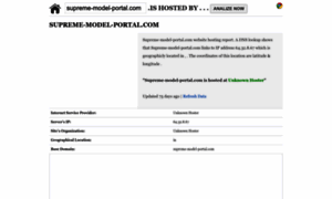 Supreme-model-portal.com.ishostedby.com thumbnail