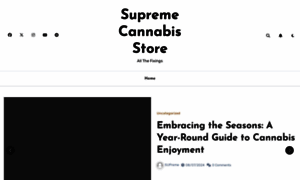 Supremecannabisstore.com thumbnail