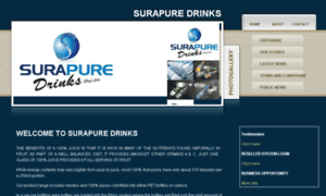 Surapuredrinks.co.za thumbnail