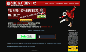 Sure-matches-1x2.com thumbnail