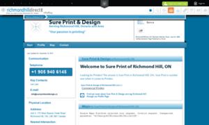 Sure-print-design.richmondhilldirect.info thumbnail