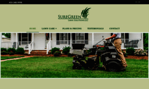 Suregreenlawnsolutions.com thumbnail