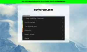 Surf-forcast.com thumbnail
