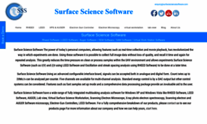 Surfacesciencesoftware.com thumbnail