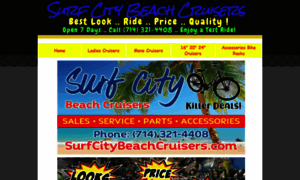Surfcitybeachcruisers.com thumbnail