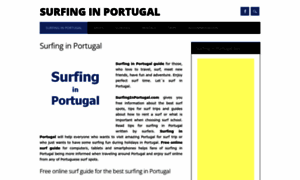 Surfinginportugal.com thumbnail