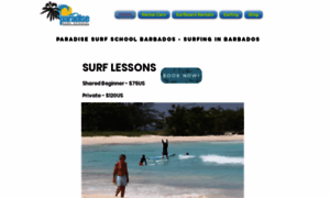 Surflessonsbarbados.com thumbnail