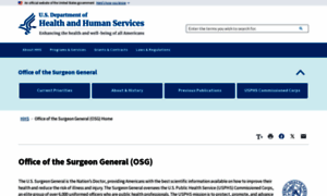 Surgeongeneral.gov thumbnail