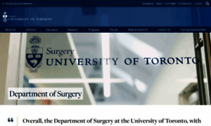 Surgery.utoronto.ca thumbnail