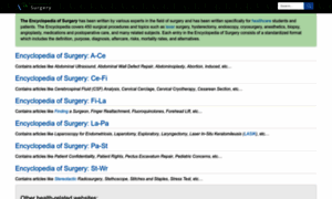 Surgeryencyclopedia.com thumbnail